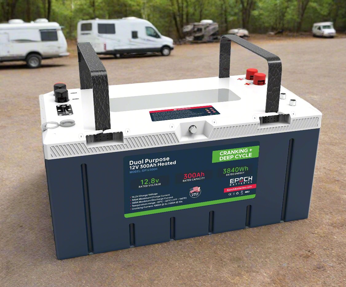 Epoch 12V 300Ah Cranking & Deep Cycle Lithium Battery (Dual Purpose) - Pro Series