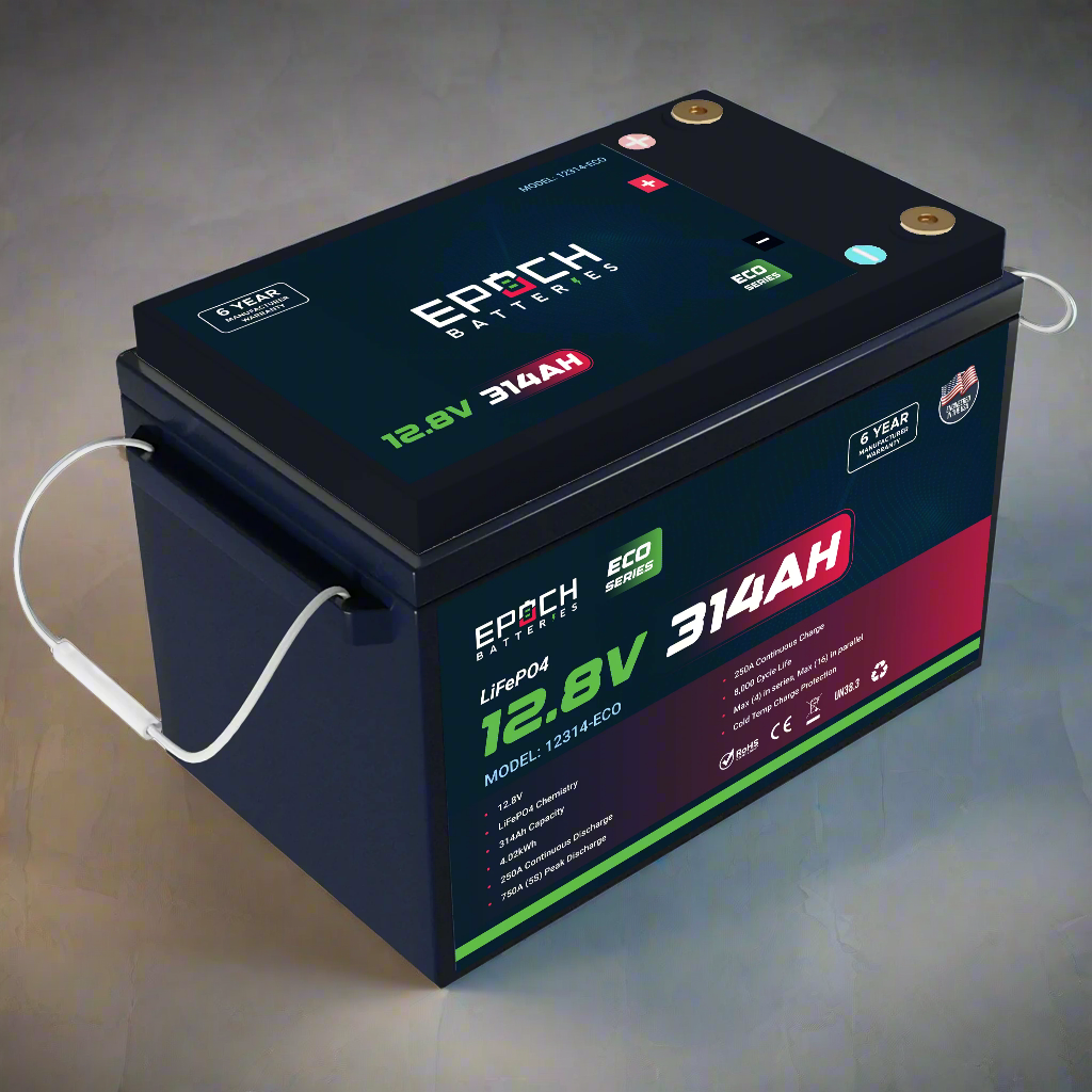 Epoch 12V 314Ah Eco Series LiFePO4 Battery (4.02kWh)