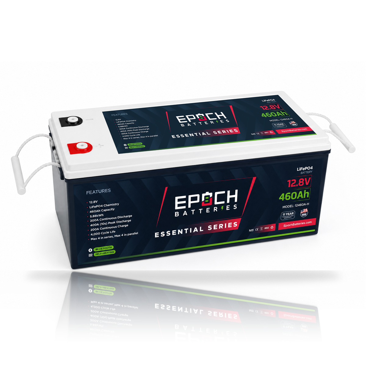 Epoch 12V 460Ah Essential Series LiFePO4 Battery (5.89kWh)