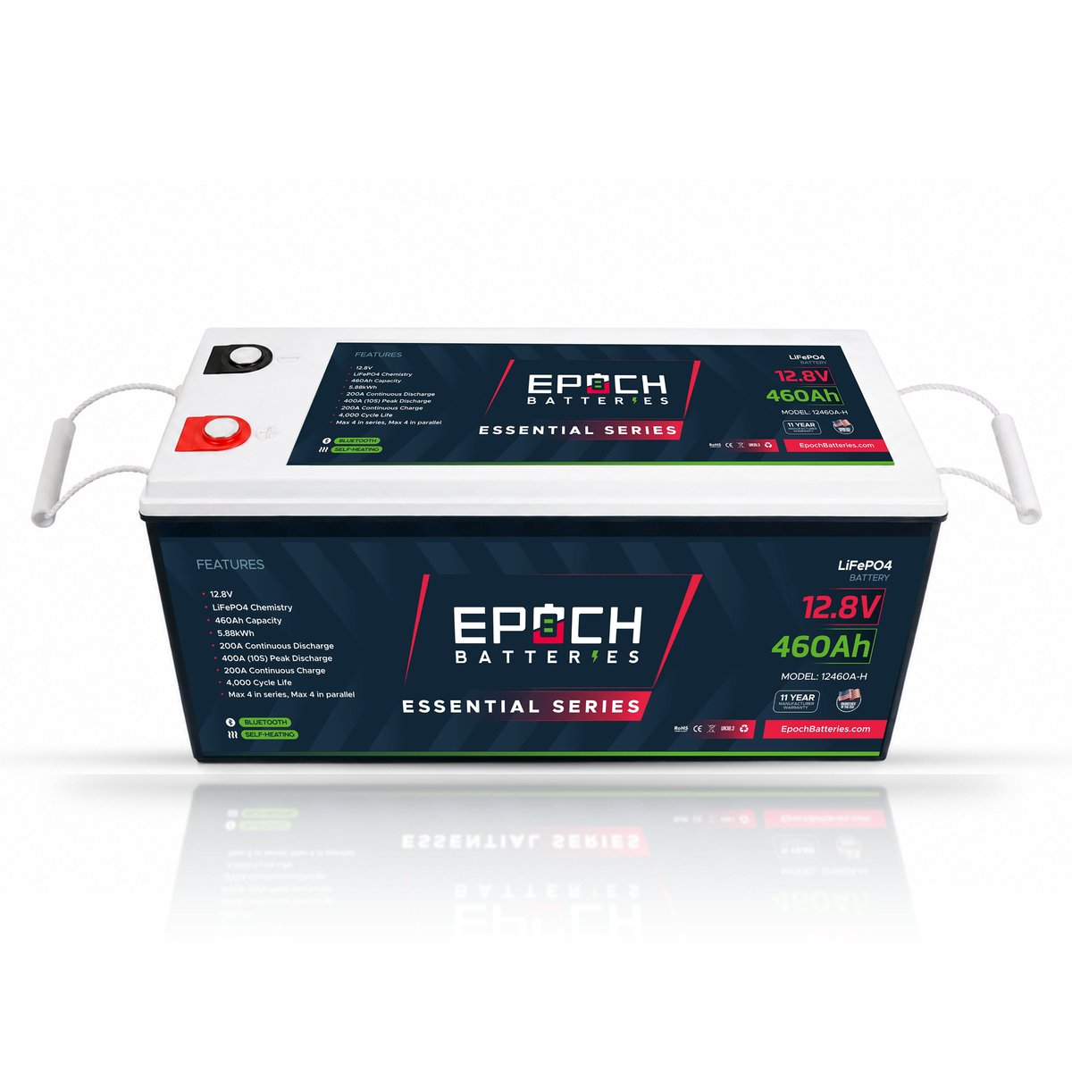 Epoch 12V 460Ah Essential Series LiFePO4 Battery (5.89kWh)