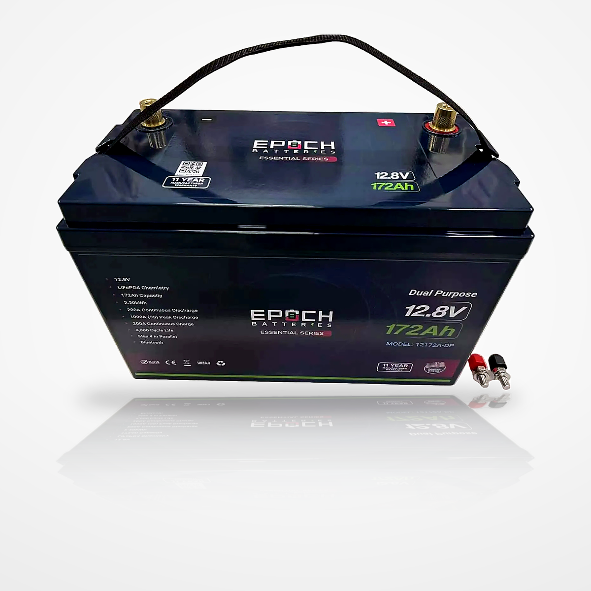 Epoch 12V 172Ah Cranking & Deep Cycle (Dual Purpose) LiFePO4 Battery